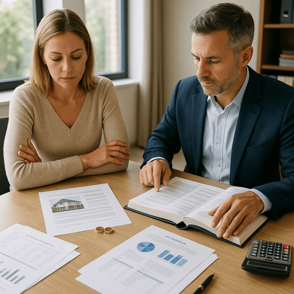 Gestión de caso de liquidación de vienes gananciales